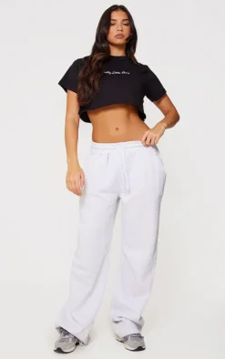 PrettyLittleThing T-Shirts*Cotton Oversized Crop T-Shirt