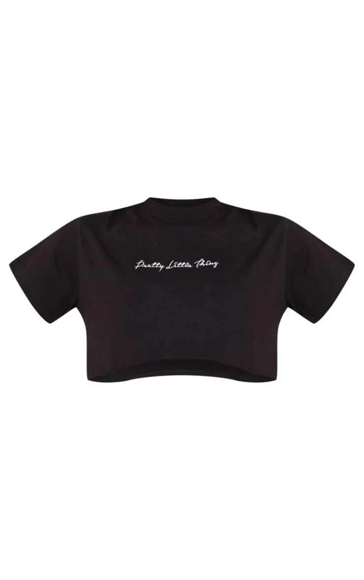 PrettyLittleThing T-Shirts*Cotton Oversized Crop T-Shirt