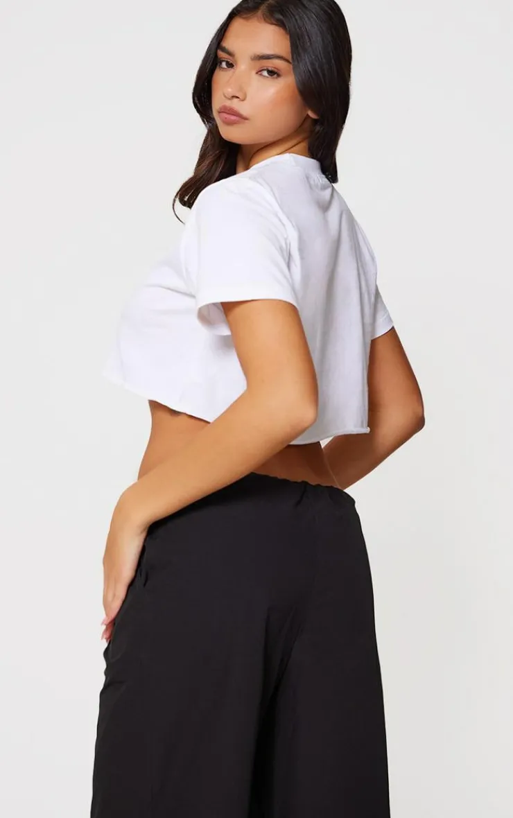 PrettyLittleThing T-Shirts*Cotton Crop Oversized T-Shirt