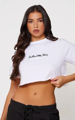 PrettyLittleThing T-Shirts*Cotton Crop Oversized T-Shirt