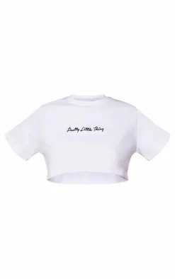 PrettyLittleThing T-Shirts*Cotton Crop Oversized T-Shirt