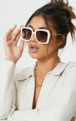 PrettyLittleThing Oversized Sunglasses*Branded Oversized Square Sunglasses