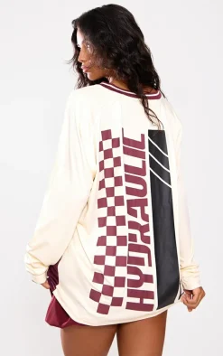 PrettyLittleThing T-Shirts*Studio Mode Long Sleeve Football Shirt