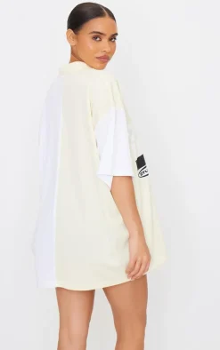 PrettyLittleThing T-Shirts*Zip Up Short Sleeve Football Shirt