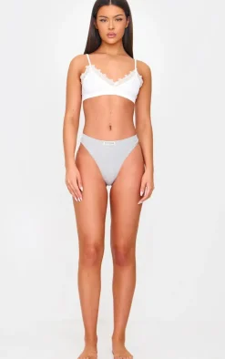 PrettyLittleThing Christmas Shop*Badge Seamless Thong