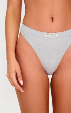 PrettyLittleThing Christmas Shop*Badge Seamless Thong