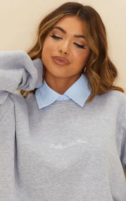 PrettyLittleThing Basic Tops*Oversized Basic Sweatshirt