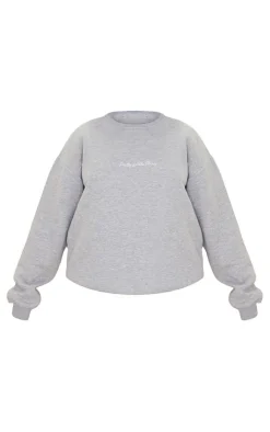 PrettyLittleThing Basic Tops*Oversized Basic Sweatshirt