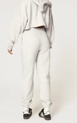 PrettyLittleThing Copy right Graphic Sweatpants Grey Marl
