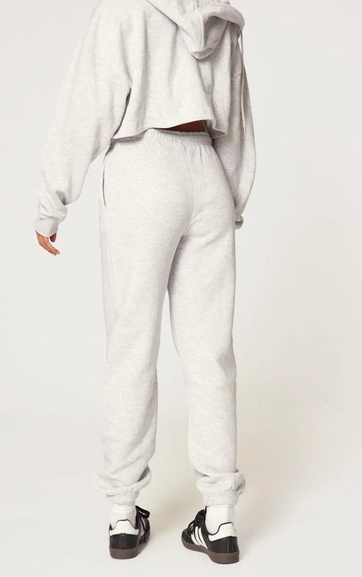 PrettyLittleThing Copy right Graphic Sweatpants Grey Marl