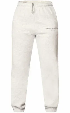 PrettyLittleThing Copy right Graphic Sweatpants Grey Marl