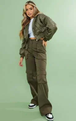 PrettyLittleThing Bomber Jackets*Graphic Back Jersey Hooded Bomber Jacket