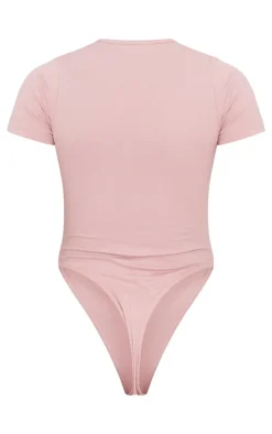 PrettyLittleThing Graphic Sweatsuits*Logo Short Sleeve Bodysuit