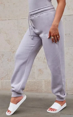 PrettyLittleThing Graphic Sweatsuits*High Waisted Washed Cuffed Sweatpants