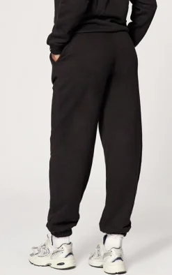 PrettyLittleThing Black Sweatsuits*Logo Est 2012 Cuffed Sweatpants