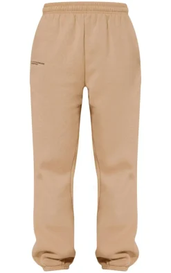 Outlet PrettyLittleThing Logo Est 2012 Cuffed Sweatpants Sand