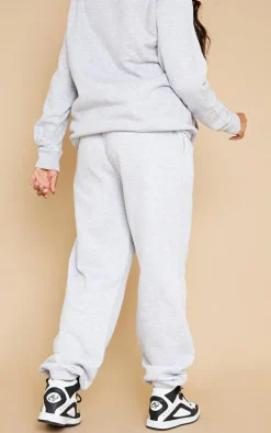 PrettyLittleThing Grey Sweatsuits*Maternity Embroidered Detail Sweatpants