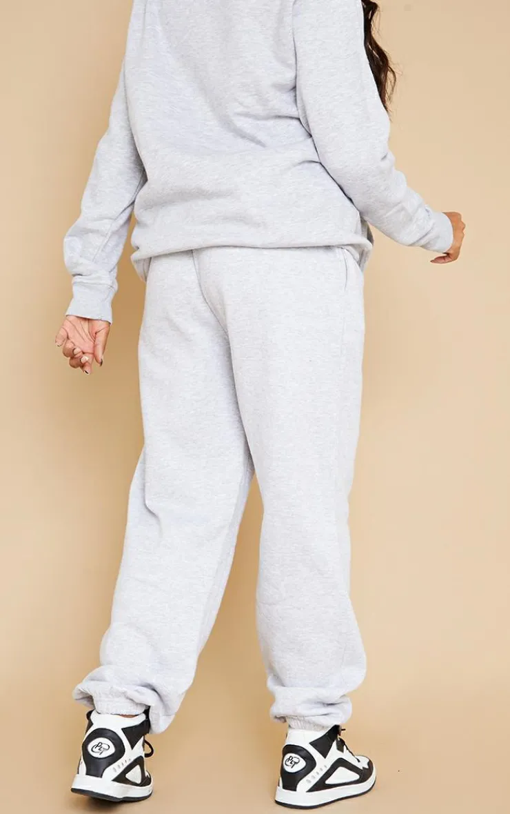 PrettyLittleThing Grey Sweatsuits*Maternity Embroidered Detail Sweatpants