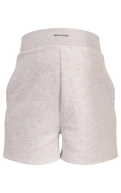 New PrettyLittleThing Maternity Sweat Shorts Ash Grey