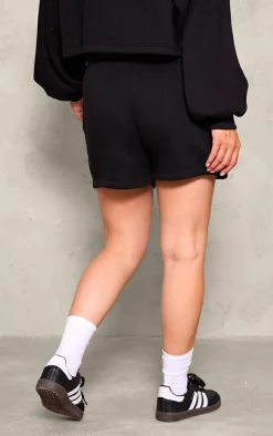 Sale PrettyLittleThing Maternity Sweat Shorts Black