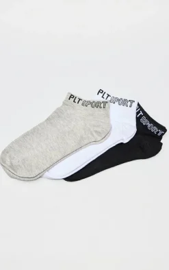 PrettyLittleThing Socks*3 Pack Sports Ankle Socks