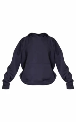 PrettyLittleThing Blue Sweatsuits*Oversized Puff Print Hoodie