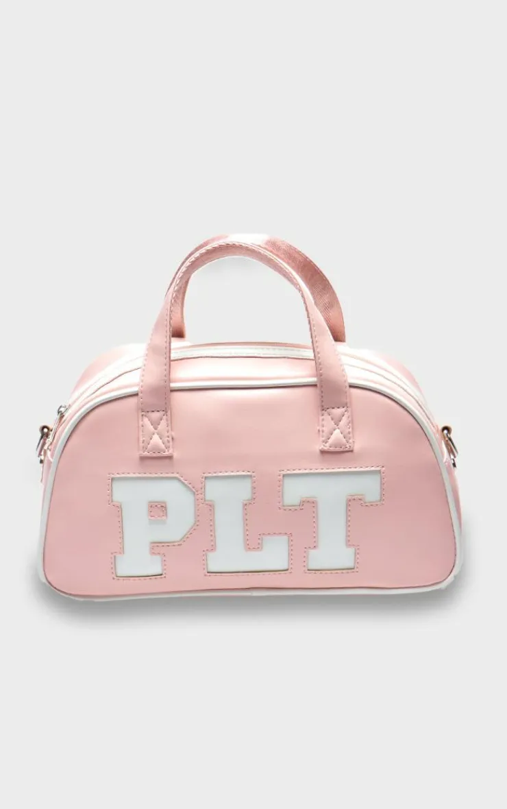 PrettyLittleThing Shoppers*PU Varsity Mini Bag