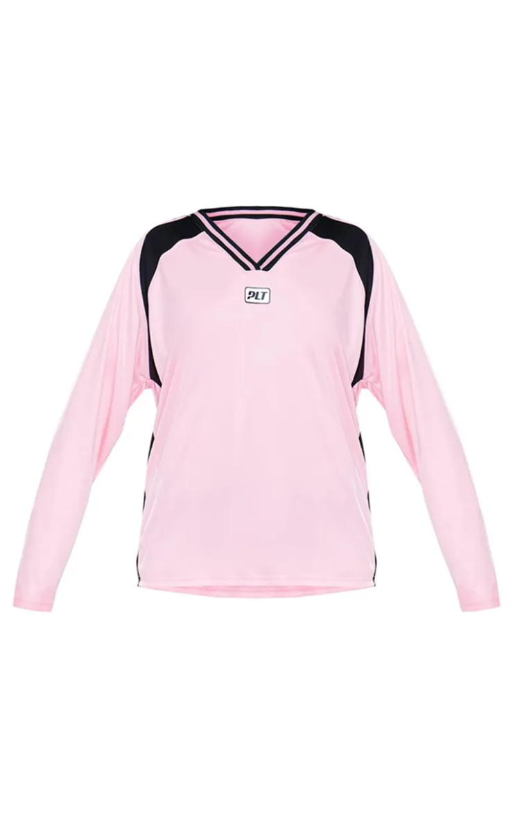 PrettyLittleThing T-Shirts*Studio Mode Long Sleeve Football Shirt