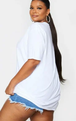 PrettyLittleThing T-Shirts*Plus 2 Pack Black & White Oversized T -Shirts