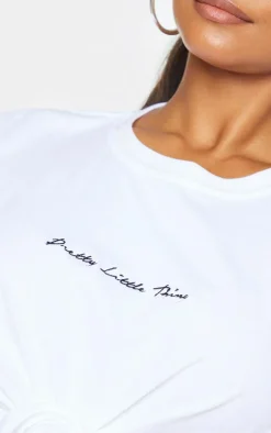 PrettyLittleThing T-Shirts*Plus 2 Pack Black & White Oversized T -Shirts