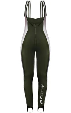 PrettyLittleThing Ski Outfits*Plus Scoop Neck Scuba Suit