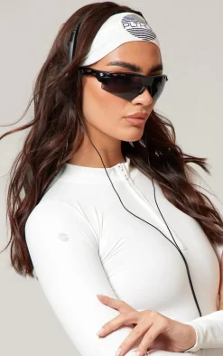 PrettyLittleThing Sunglasses*RUN Cut Out Sporty Sunglasses