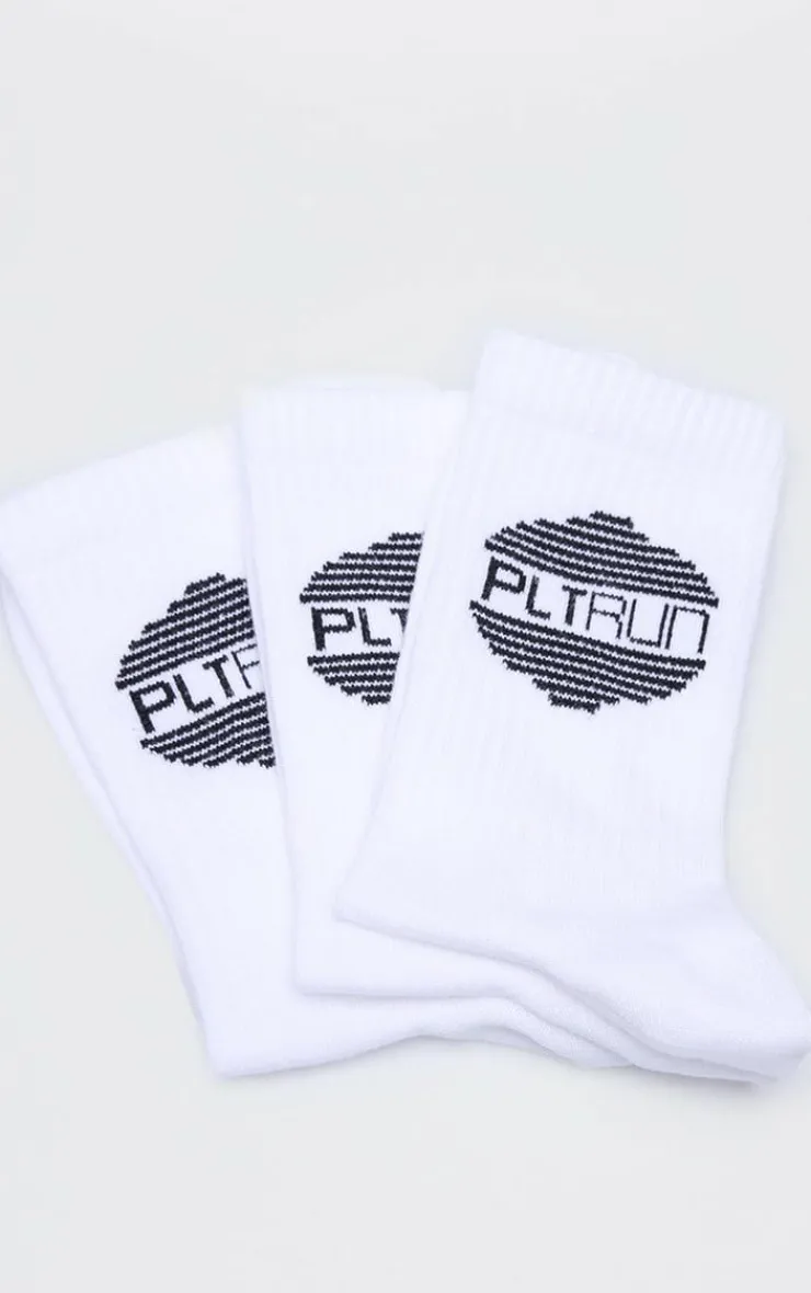 PrettyLittleThing Socks*RUN Multi 3 Pack Socks