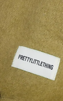 PrettyLittleThing Scarves & Gloves*Tab Fuzzy Blanket Scarf
