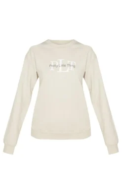 PrettyLittleThing Oversized Sweaters*Graphic Oversized Fit Sweatshirt