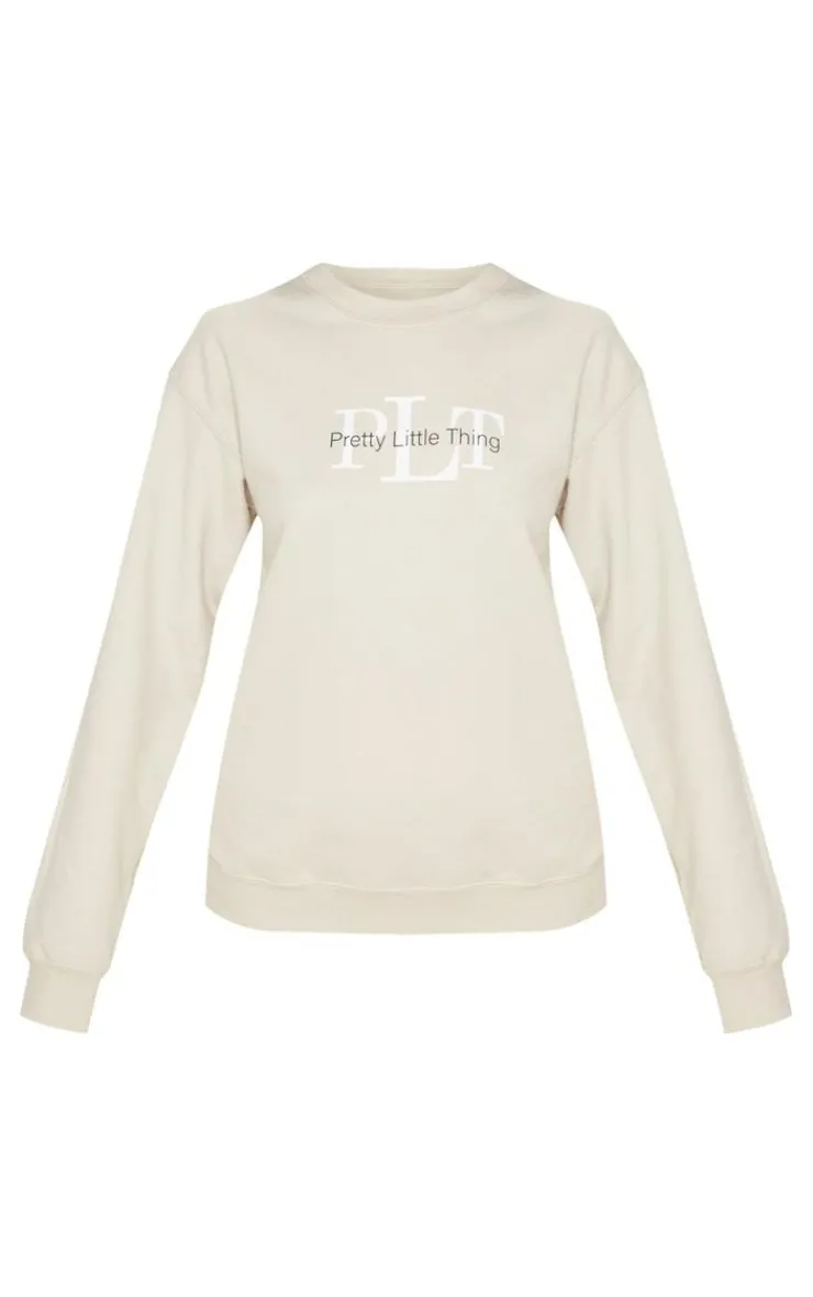 PrettyLittleThing Oversized Sweaters*Graphic Oversized Fit Sweatshirt
