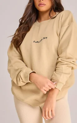 PrettyLittleThing Basic Tops*Oversized Basic Sweatshirt