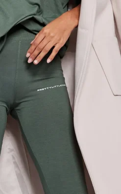 Outlet PrettyLittleThing Print Flared Pants Sea Green
