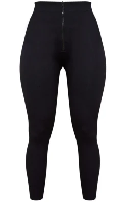 PrettyLittleThing Gym Leggings*Shape Zip Front Contour Leggings