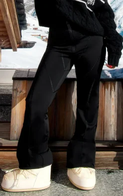 PrettyLittleThing Ski Outfits*SKI Panelled Fit And Flare Scuba Pants