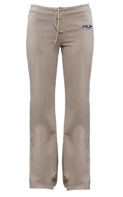 PRETTYLITTLETHING Taupe Badge Low Rise Flared Pants