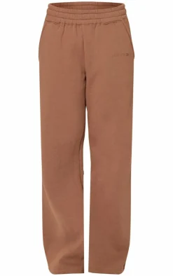 Online PrettyLittleThing Low Rise Wide Leg Sweatpants Taupe