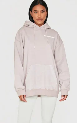 PrettyLittleThing Gym Wear*Puff Back Print Hoodie