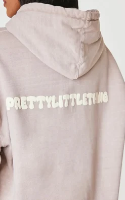 PrettyLittleThing Gym Wear*Puff Back Print Hoodie