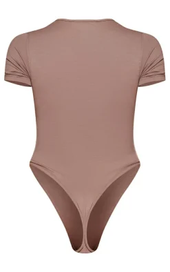 PrettyLittleThing Graphic Sweatsuits*Logo Short Sleeved Bodysuit