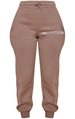 PrettyLittleThing Graphic Sweatsuits*Logo High Waisted Cuffed Sweatpant