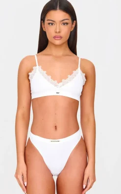 PrettyLittleThing Stocking Stuffers*Badge Lace Trim Bralette