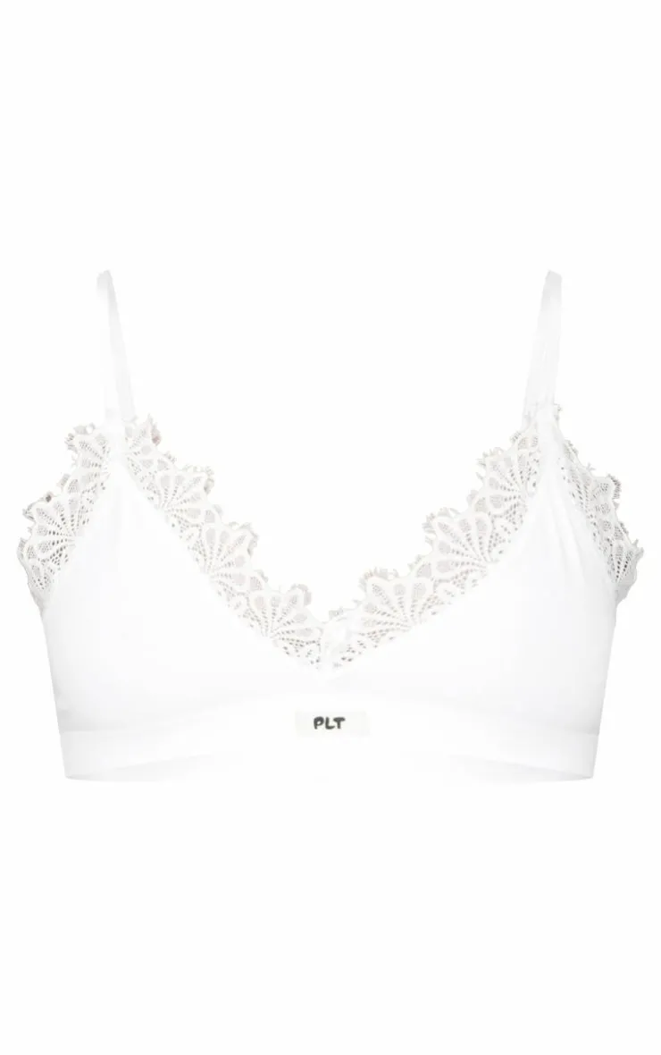 PrettyLittleThing Stocking Stuffers*Badge Lace Trim Bralette
