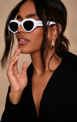 PrettyLittleThing Cat Eye Sunglasses*Geometric Rectangular Sunglasses