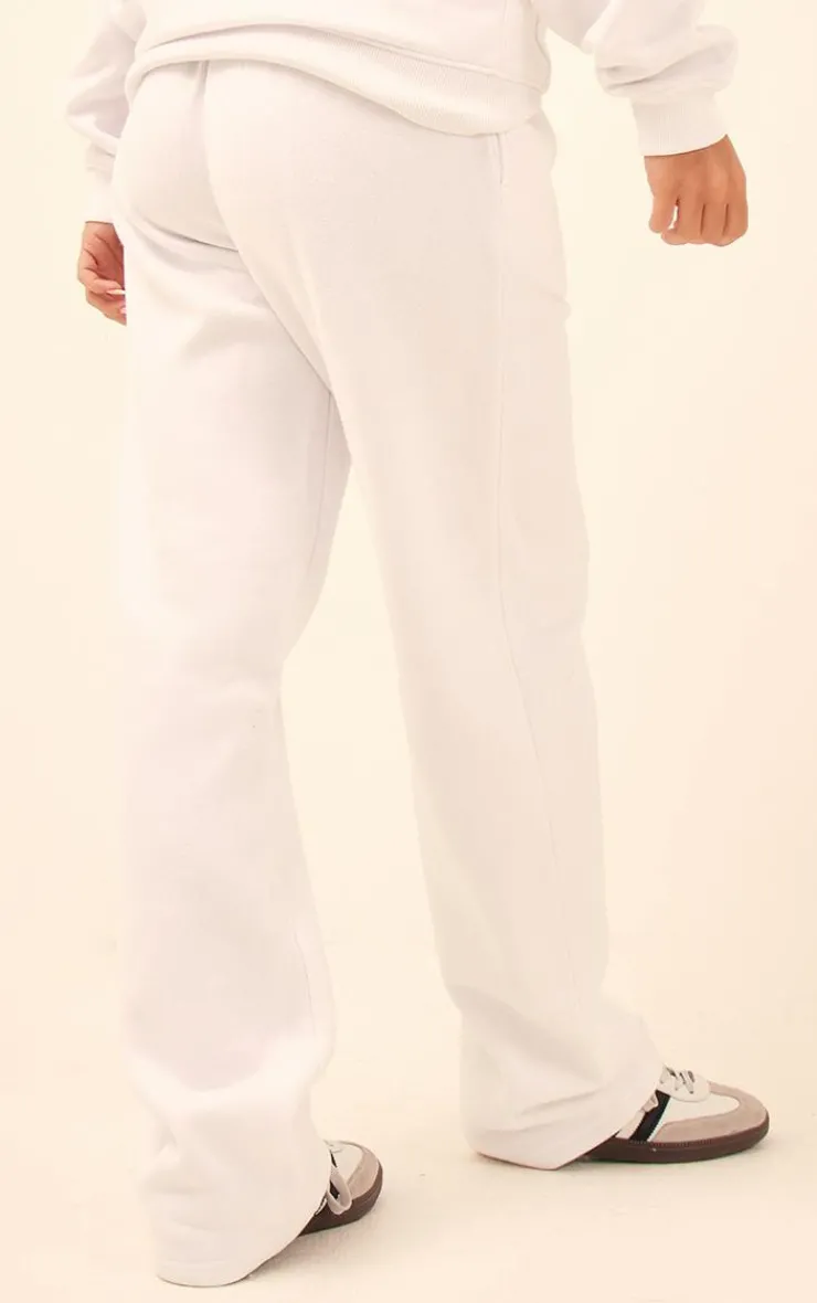 PrettyLittleThing Graphic Sweatsuits*Logo Badge Detail Straight Leg Sweatpants